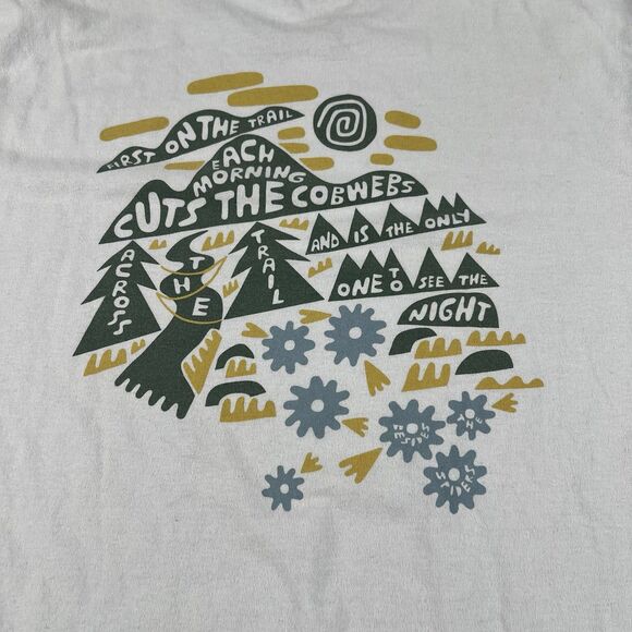 Patagonia Men's Trail Responsibili-Tee T-Shirt White Large - Picture 2 of 14